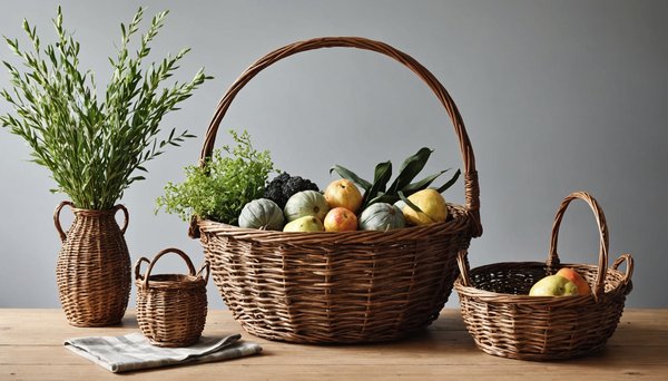 Panier en osier : alliez élégance et praticité pour votre intérieur